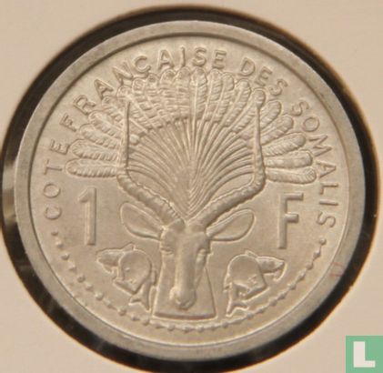 Côte française des Somalis 1 franc 1959 - Image 2