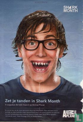 Zet je tanden in Shark Month