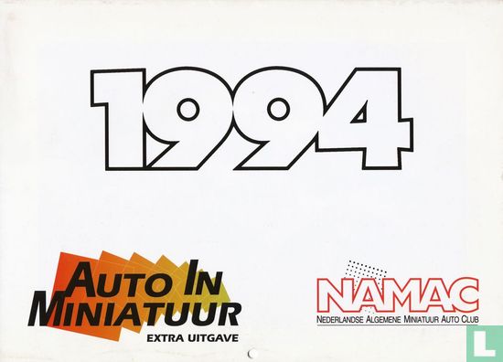 Auto In Miniatuur Kalender 1994 - Image 1