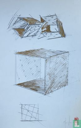 Zeichnung mit 3 designs