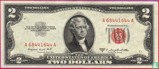 Dollars des États Unis 2 1953 - Image 1