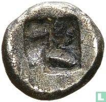 Ionië, Kolophon. AR Tetartemorion (?) c. late 6e eeuw v.Chr. - Afbeelding 2