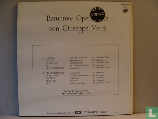 Beroemde Operakoren van Giuseppe Verdi - Afbeelding 2