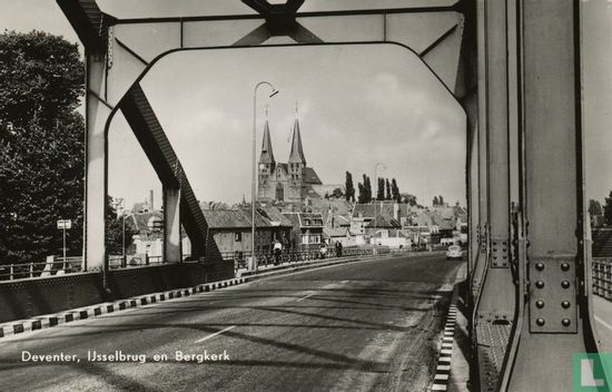 Deventer, IJsselbrug en Bergkerk - Afbeelding 1