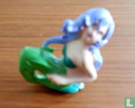 Zeemeermin met blauw haar - Afbeelding 1