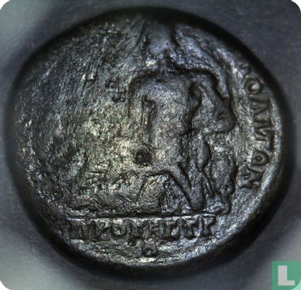 L'Empire romain, AE 26, 217-218, Macrin, Nicopolis ad Istrum Moessia AD, inférieure - Image 2