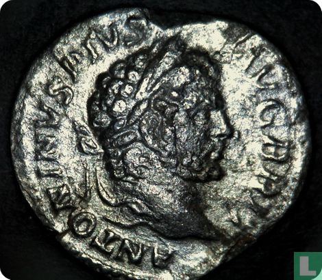 Romeinse Rijk, AR Denarius, 198-217 AD, Caracalla, Rome - Afbeelding 1