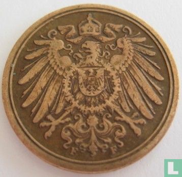 German Empire 1 pfennig 1900 (F) - Image 2