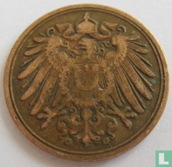 Duitse Rijk 1 pfennig 1904 (G) - Afbeelding 2