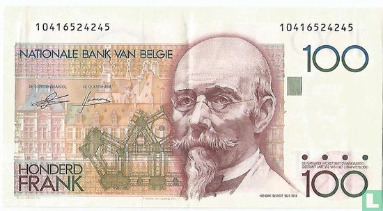 Belgium 100 francs 1982(Génie & Godeaux) - Image 1