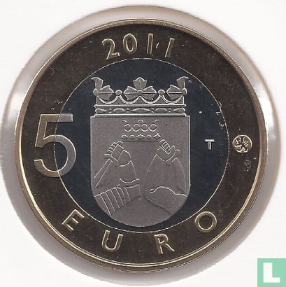 Finland 5 euro 2011 (PROOF) "Karelia" - Image 1