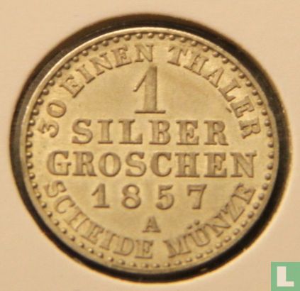 Pruisen 1 silbergroschen 1857 - Afbeelding 1