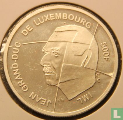 Luxemburg 500 francs 1997 (PROOF) "Luxembourg Presidency of the European Union Council" - Afbeelding 2