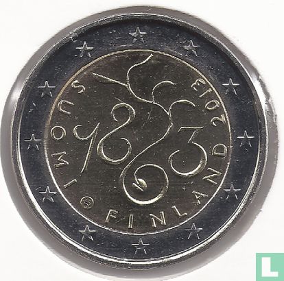 Finland 2 euro 2013 "150 years first session of Parliament" - Afbeelding 1