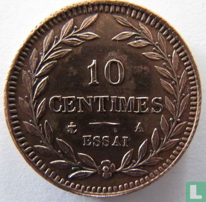 France 10 centimes 1824-1825 (essai) - Image 1