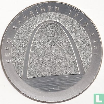 Finlande 10 euro 2010 "100th anniversary Birth of Eero Saarinen" - Image 2