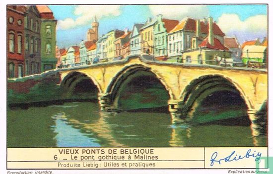 Le pont gothique à Malines