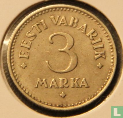 Estonia 3 marka 1925 - Image 2