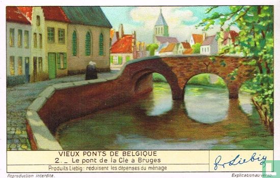 Le pont de la Clé à Bruges