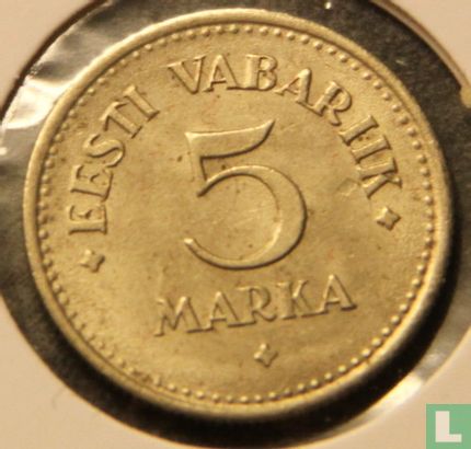 Estonie 5 marka 1924 - Image 2