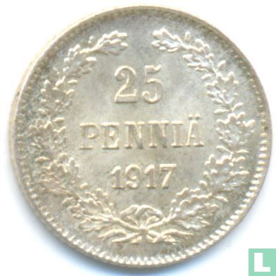 Finlande 25 penniä 1917 - Image 1