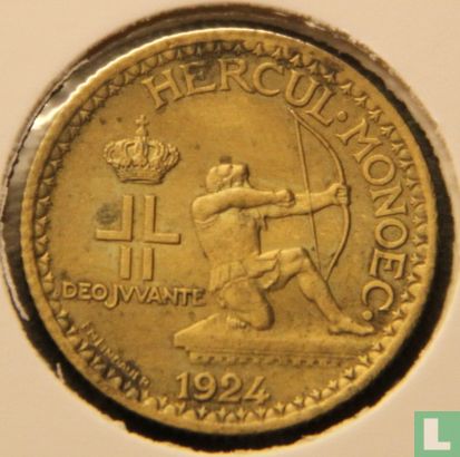Monaco 1 franc 1924 - Image 1