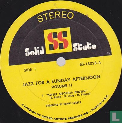 Jazz for a Sunday afternoon Volume 2  - Afbeelding 3