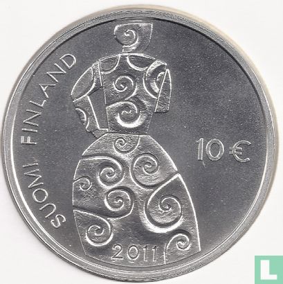 Finlande 10 euro 2011 "125th anniversary Birth of Hella Wuolijoki" - Image 1