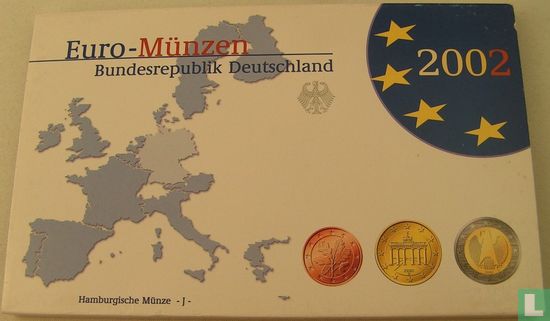 Duitsland jaarset 2002 (PROOF - J) - Afbeelding 1