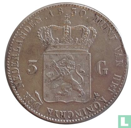 Netherlands 3 gulden 1830 (1830/20) - Image 1