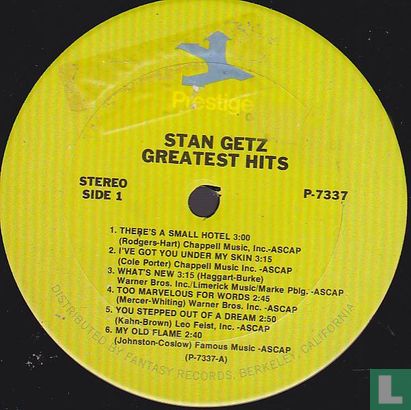 Stan Getz Greatest Hits - Bild 3