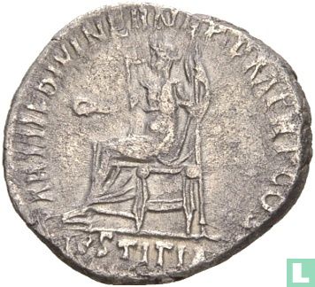 Hadrien 117-138, AR denier Rome 117 - Image 1
