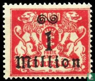 Coat of Arms with overprint