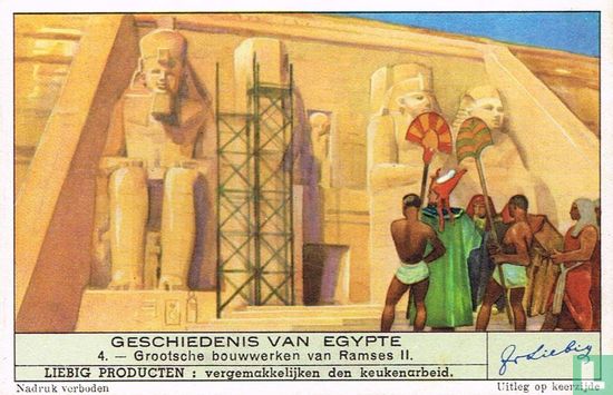 Grootsche bouwwerken van Ramses II