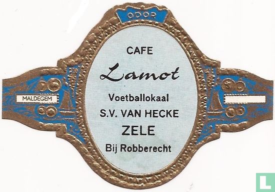Cafe Lamot Voetballokaal S.V. van Hecke Zele Bij Robberecht - Maldegem - __  - Afbeelding 1