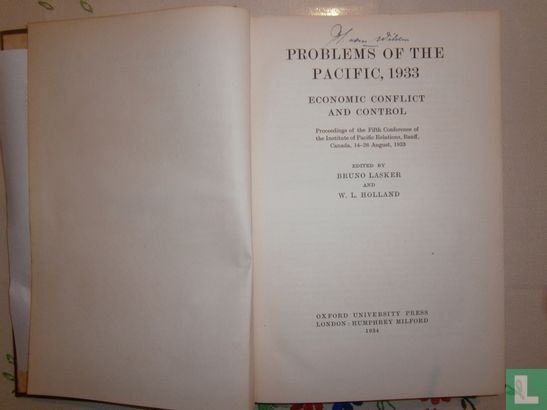 Problems of the Pacific, 1933 - Image 3