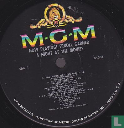 Now Playing! Erroll Garner - A Night at the Movies  - Afbeelding 3