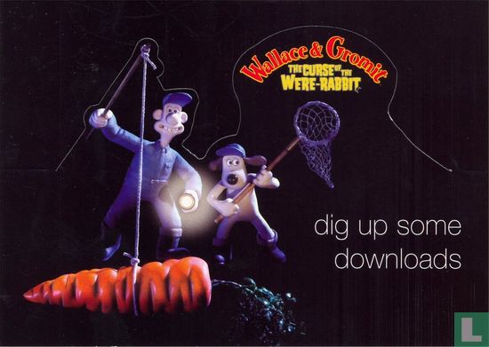 Wallace & Gromit The Curse of the Were-Rabbit "dig up some downloads" - Afbeelding 1