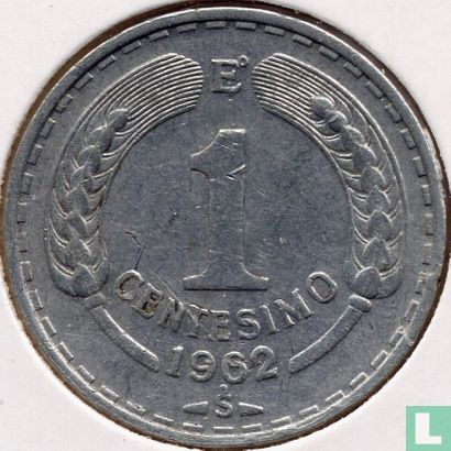 Chile 1 centesimo 1962 - Image 1