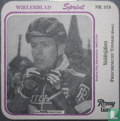 Wielrenners Wielerblad Sprint : Nr. 018 - Frischknecht Thomas