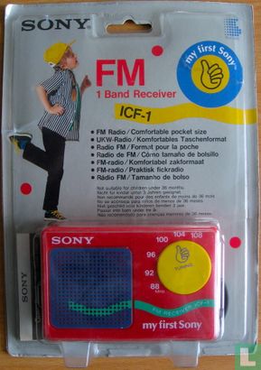 My First Sony ICF-1 pocket radio - Afbeelding 1