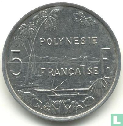 Französisch-Polynesien 5 Franc 2001 - Bild 2