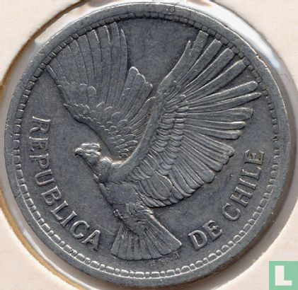 Chili 10 pesos 1959 - Afbeelding 2