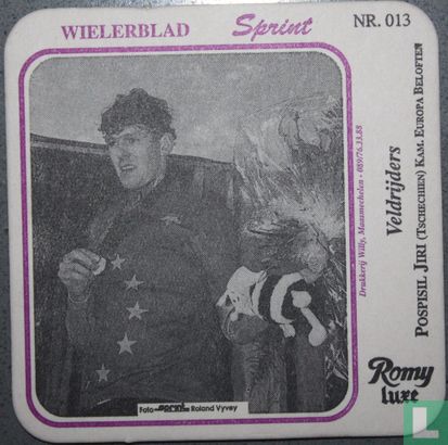 Wielrenners Wielerblad Sprint : Nr. 013 - Pospisil Jiri
