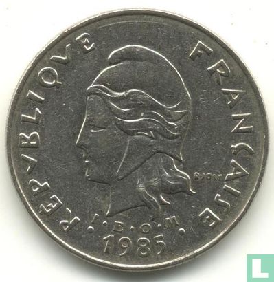 French Polynesia 50 francs 1985 - Image 1
