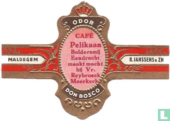 Café Pelikaan Boldersmij Eendracht maakt macht bij Vr. Reybroeck Moerkerke - Bild 1