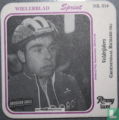Wielrenners Wielerblad Sprint : Nr. 014 - Groenendaal Richard