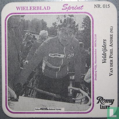 Wielrenners Wielerblad Sprint : Nr. 015 - Van Der Poel Andre