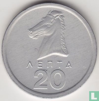 Griechenland 20 Lepta 1978 (PROOF) - Bild 2