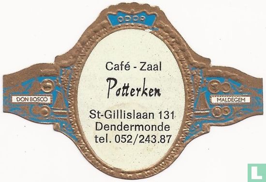 Café - Zaal Potterken St-Gillislaan 131 Dendermonde te. 052/243.87 - Don Bosco - Maldegem - Afbeelding 1
